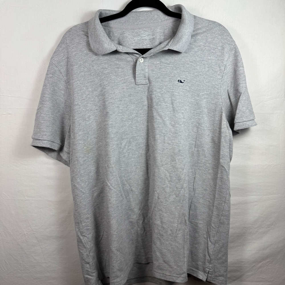 Vineyard Vines Gray Polo Shirt Mens Size L